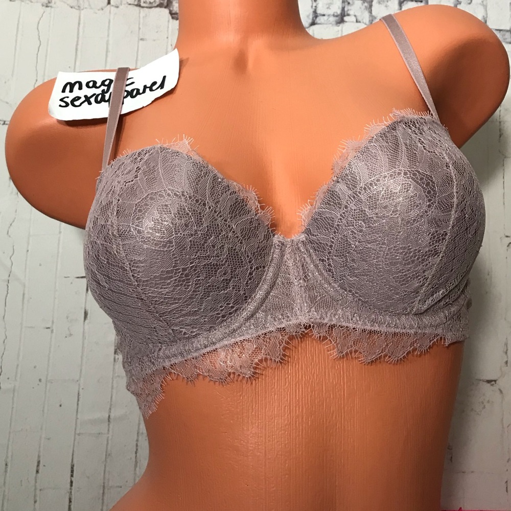VS 32D DREAM ANGELS LINED DEMI BRA SHINE